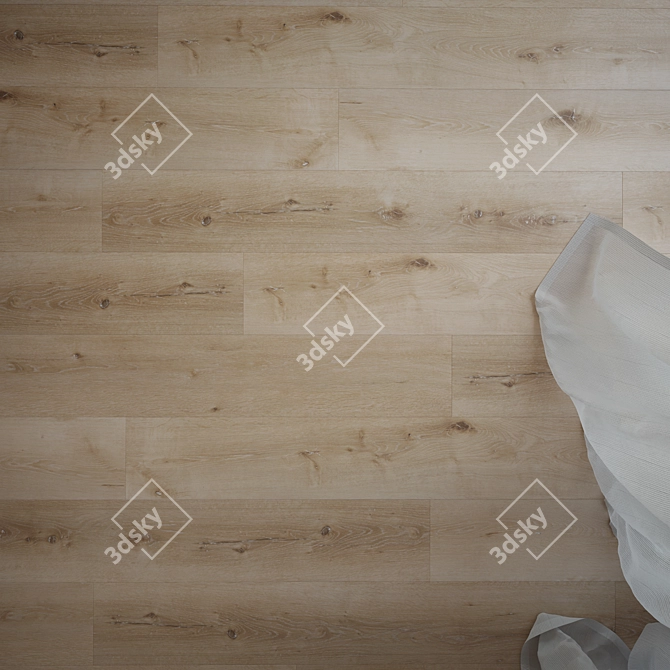 Bukarest Oak Wood Flooring Model 3D model image 2