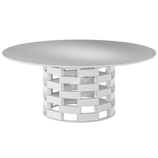 Modern Dining Table with Elegance 3D model image 2