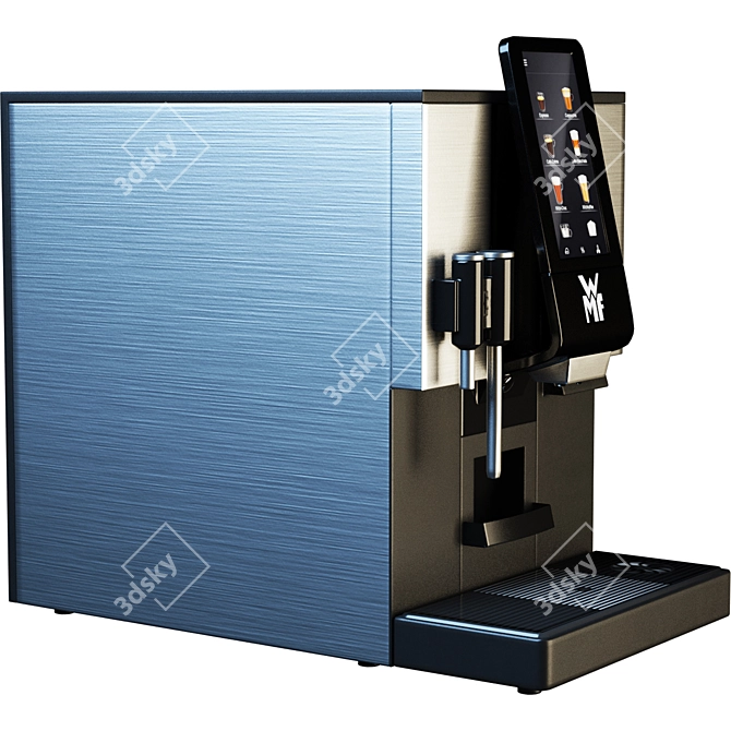 Sleek 3D Coffee Machine Model 3D model image 3