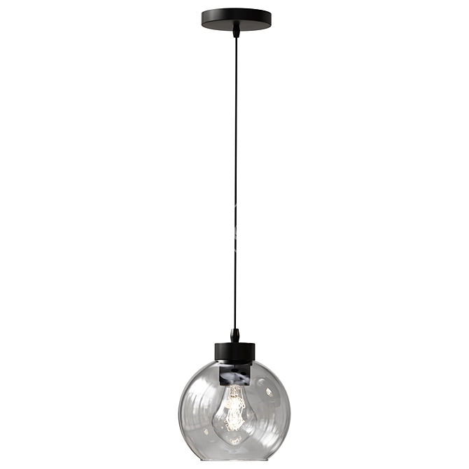 Modern Pendant Light TK Lighting Cubus 3D model image 1