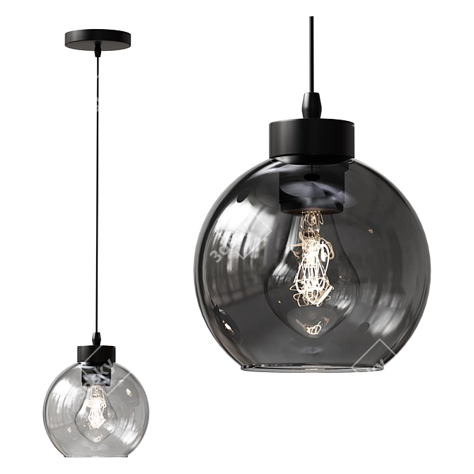 Modern Pendant Light TK Lighting Cubus 3D model image 2