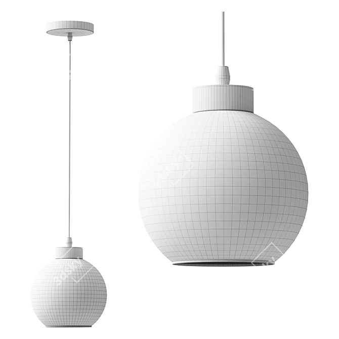 Modern Pendant Light TK Lighting Cubus 3D model image 3