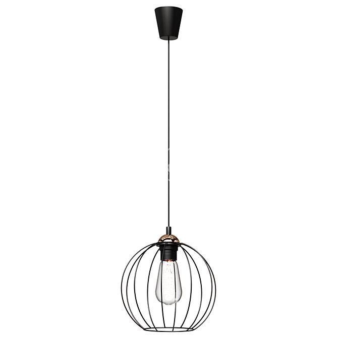 TK Lighting Galaxy Pendant Light 3D model image 1