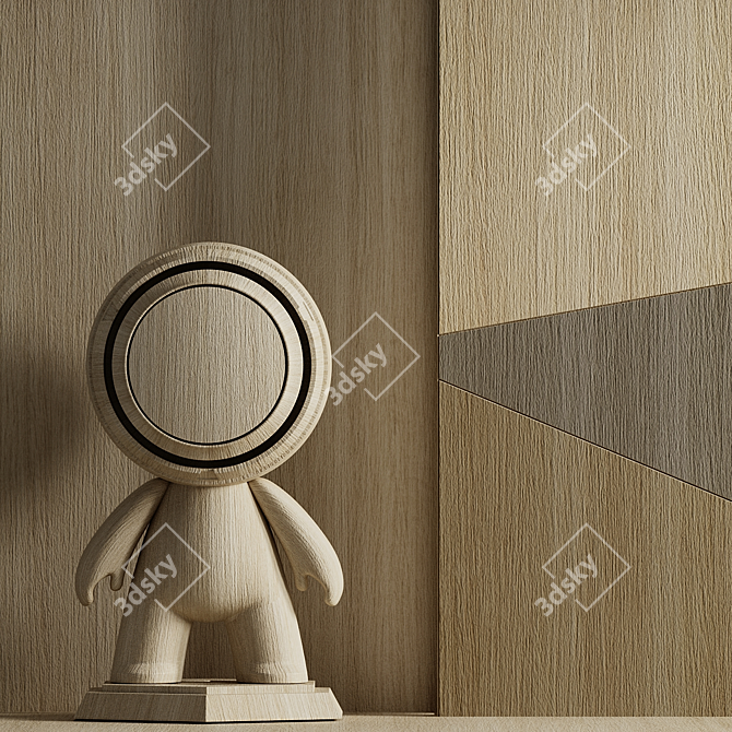 Seamless Wood Textures Bundle 3D model image 1