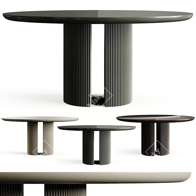 ROCCA II ROUND Table Furniture 3D model image 7