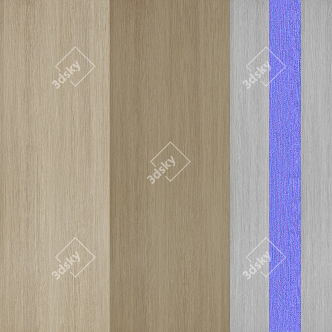 Seamless Wood 4K Textures Pack 3D model image 2