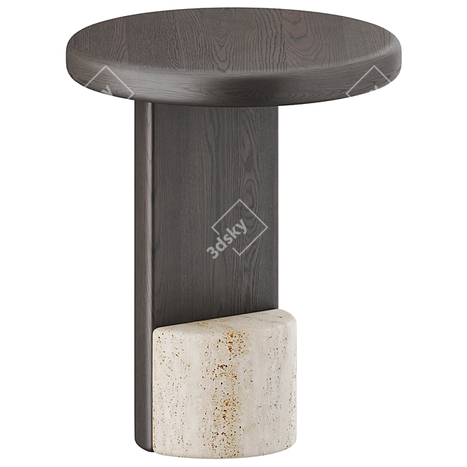 Elegant Carpanese Milestone Low Tables 3D model image 1