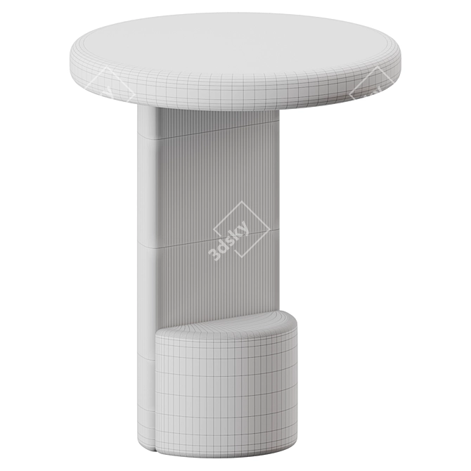 Elegant Carpanese Milestone Low Tables 3D model image 4