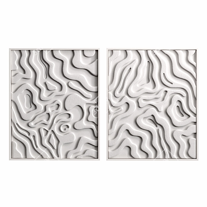 Lucile Salamone Relief Prints Set 3D model image 4