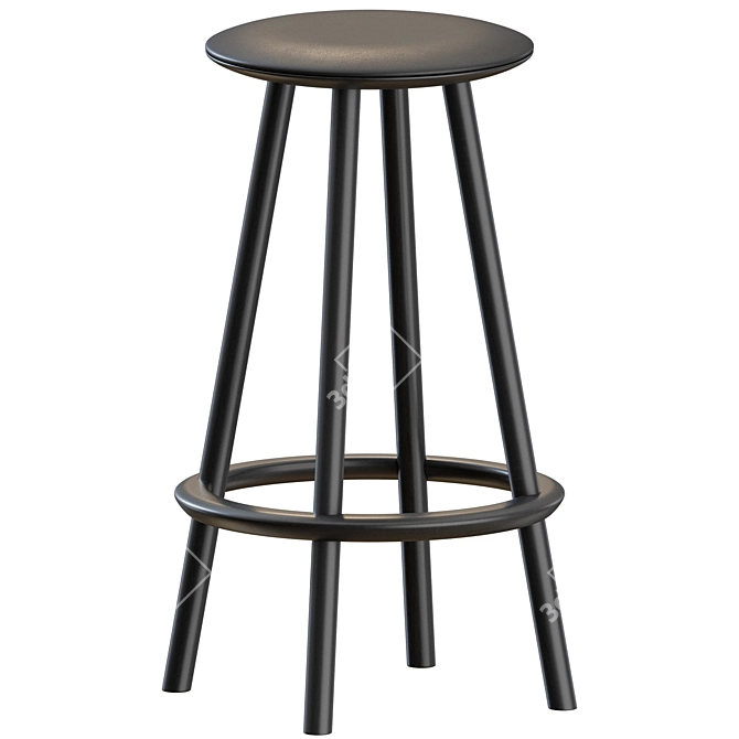 Modern OVO Stools Set, Benchmark 3D model image 3