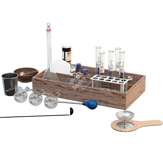 Ultimate Chemistry Lab Equipment 3D model image 1