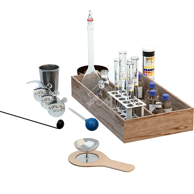 Ultimate Chemistry Lab Equipment 3D model image 3