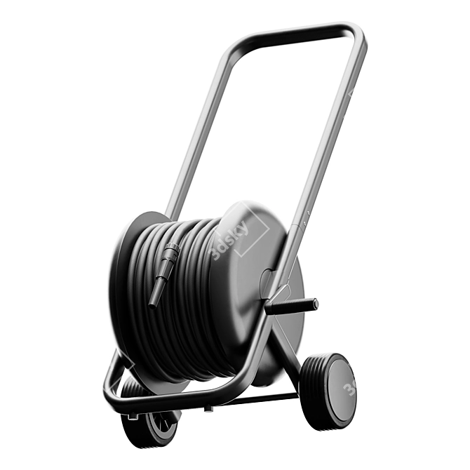 ZEE TASMAN BLACK Hose Reel 3D model image 3