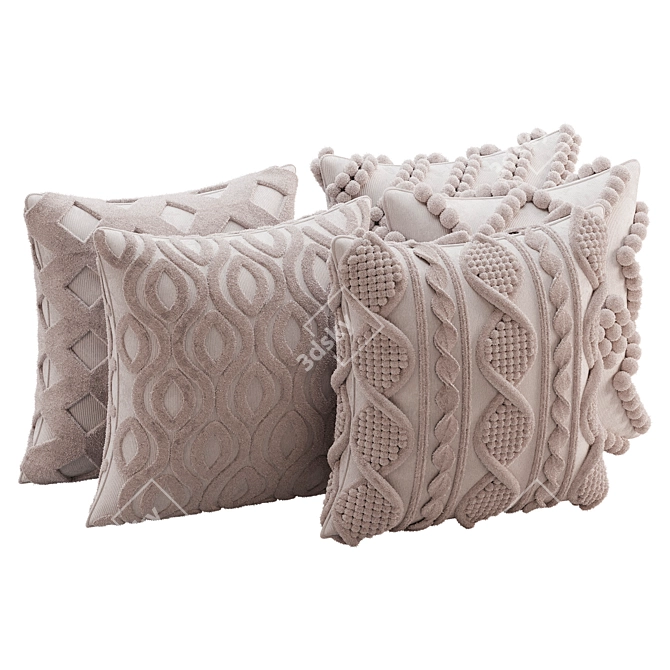 3D Decorative Pillow Model 3D model image 1