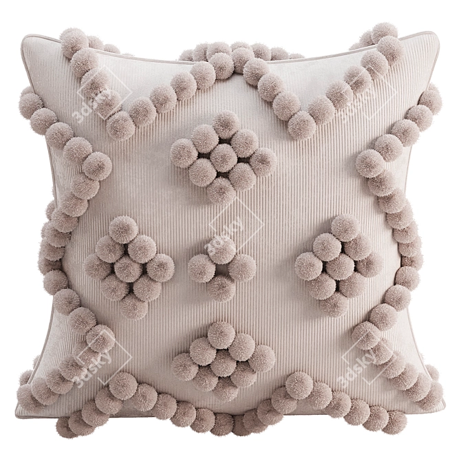 3D Decorative Pillow Model 3D model image 5