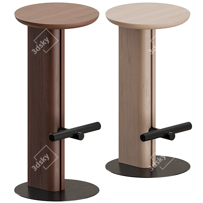 Ross Gardam Rook Stool Trio 3D model image 2