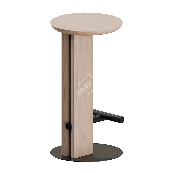 Ross Gardam Rook Stool Trio 3D model image 6