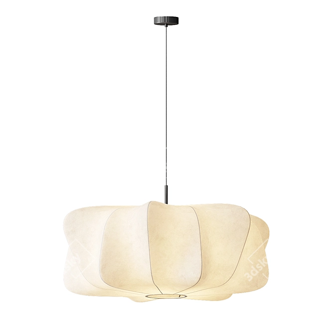 Elegant Cirrus Pendant Light 3D model image 2