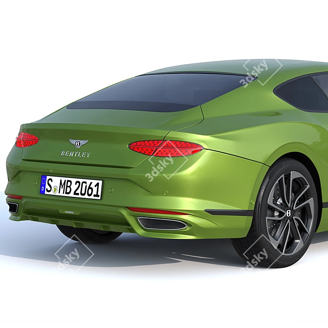 Bentley GT Speed 2025: Luxurious Evolution 3D model image 5