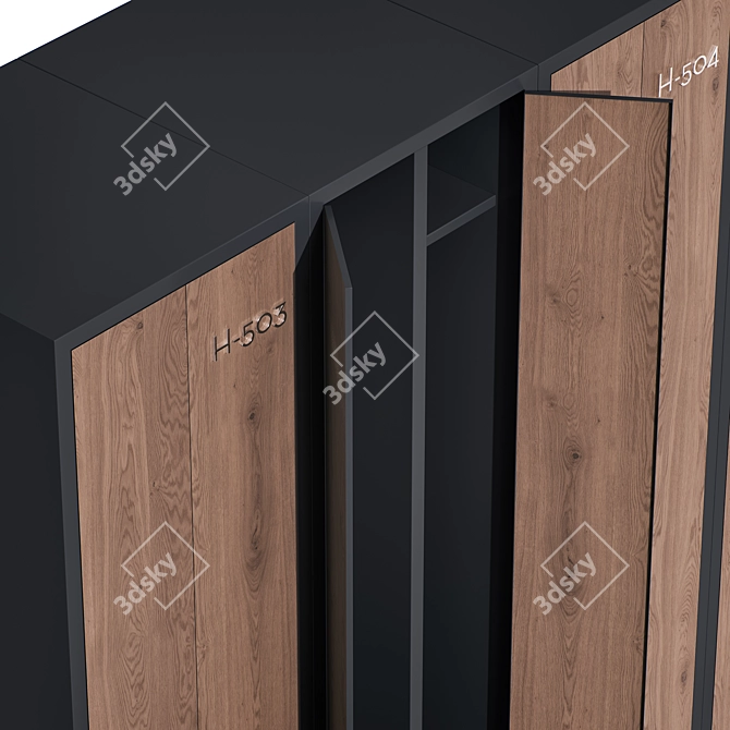 
Locker Boxes for Changing Rooms 3D model image 3