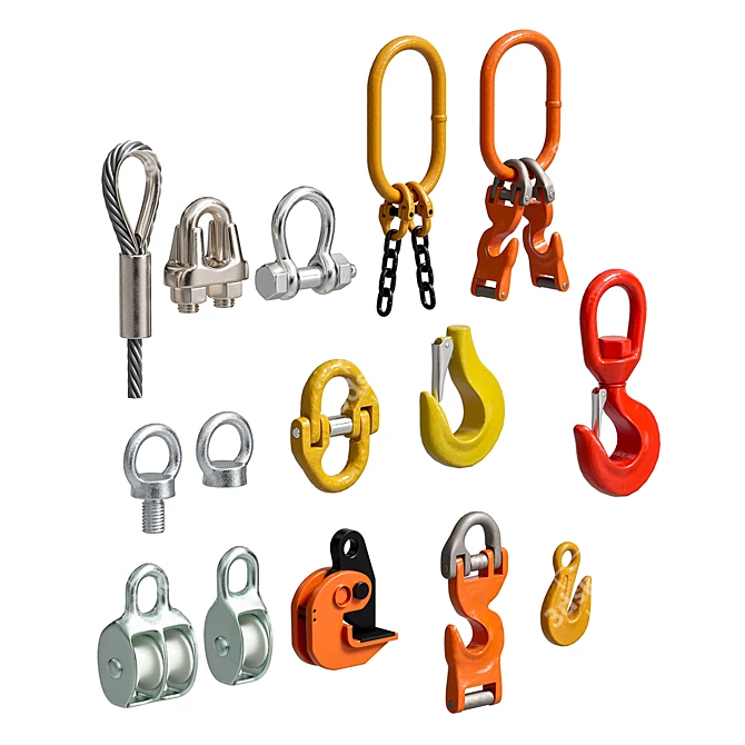 High-Quality Lifting Equipment Model 3D model image 5