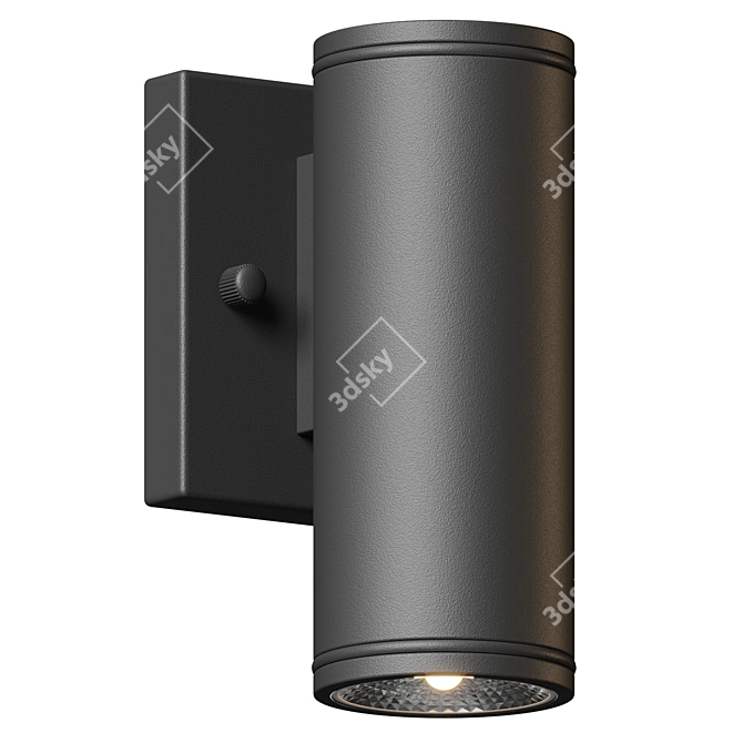 Beverly Outdoor LED Cylinder Light 3D model image 2