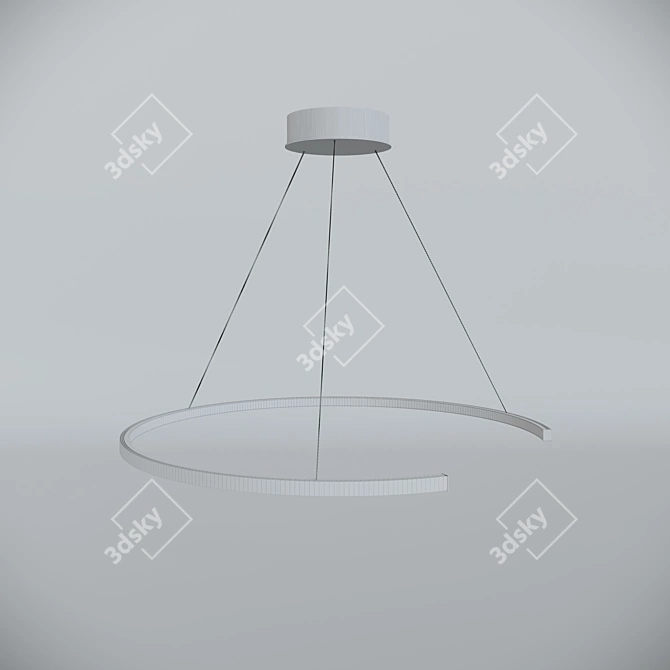 Anake Ring Chandelier - Glode's Striking Lighting 3D model image 2