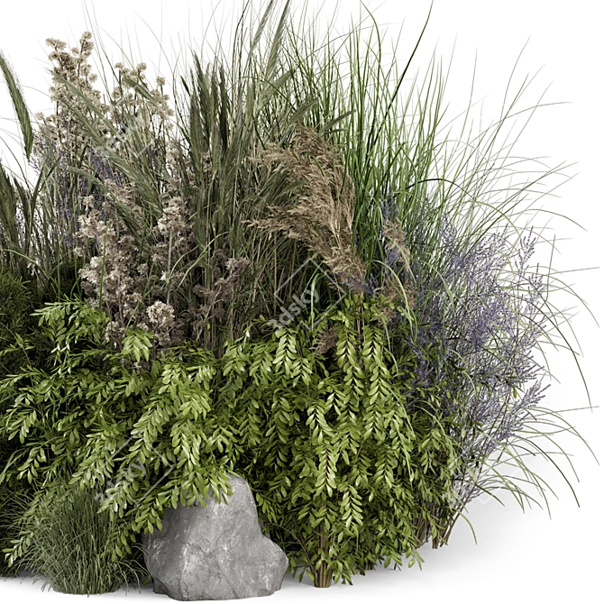 Outdoor Bush Set, 2015 Version 3D model image 4