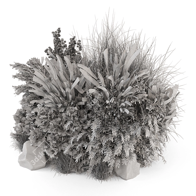 Outdoor Bush Set, 2015 Version 3D model image 6