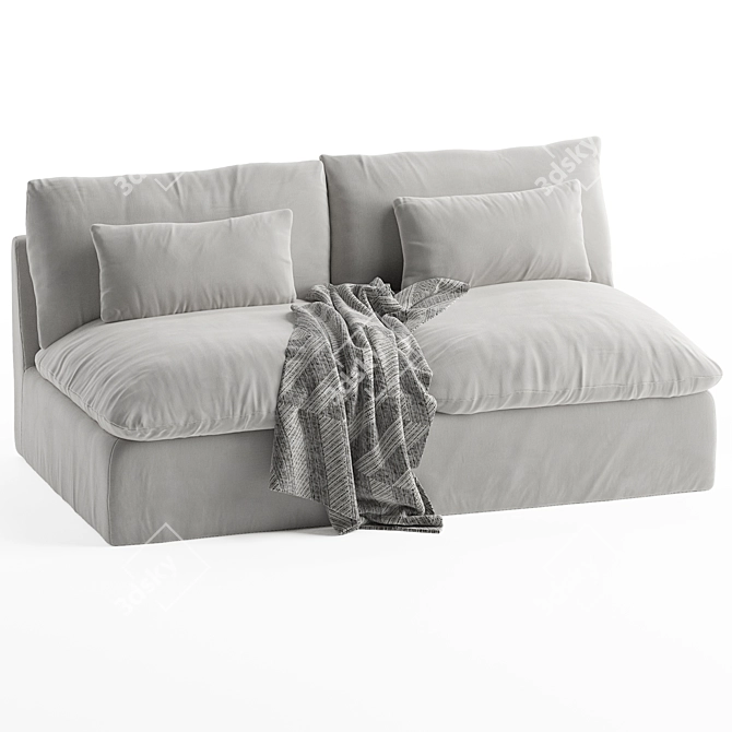 Cozy Contemporary ARIA Sofa 3D model image 2