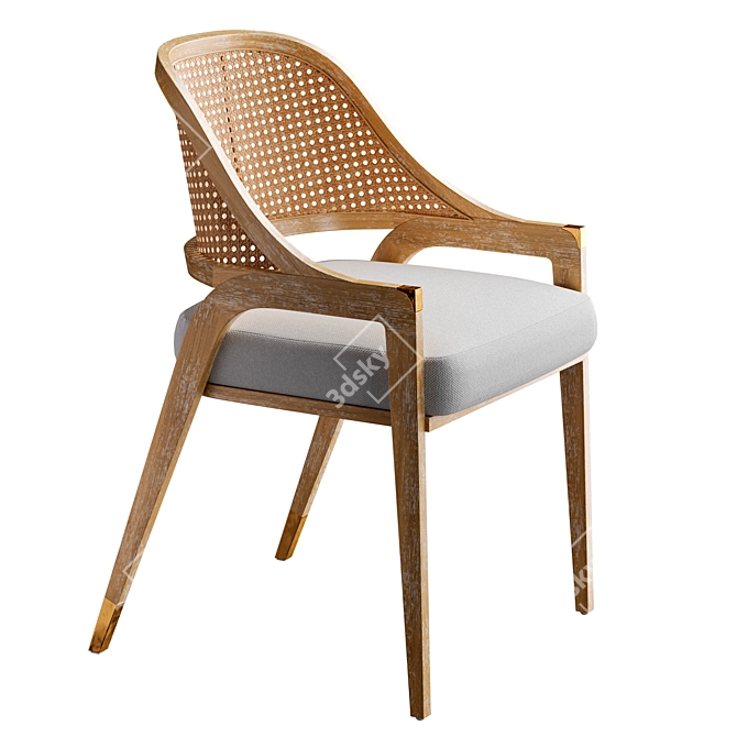 A-Frame Dining Chair | Modern Design 3D model image 2