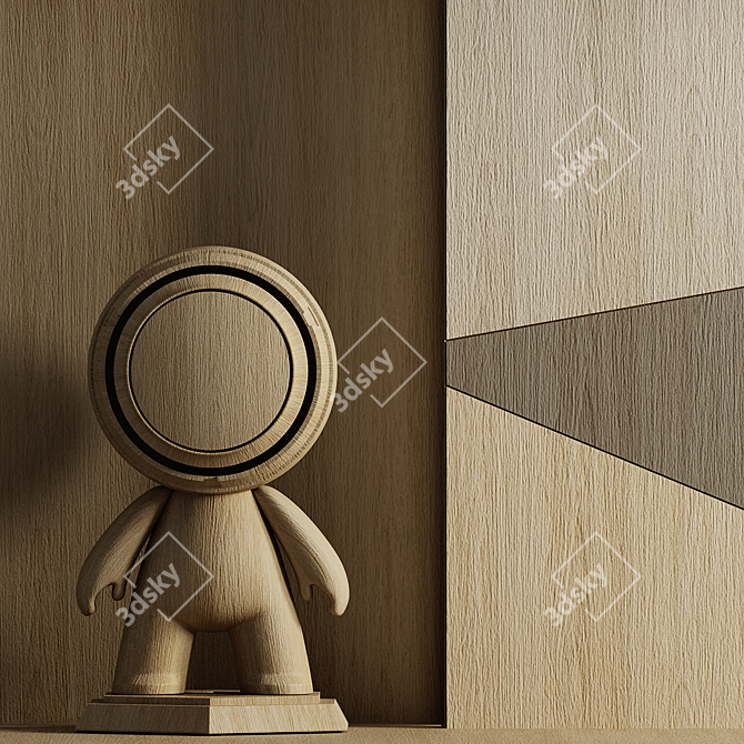 4K Wood Texture Set for Renderers 3D model image 1