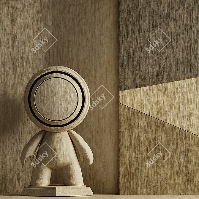 Seamless Wood Texture Pack 3D model image 1