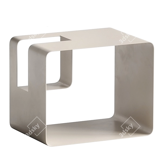 Modern Bedside Table Set: Broome Sandoval 3D model image 2