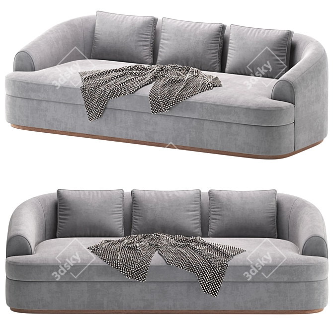 Elegance in Design: Sofa DINAN 3D model image 3