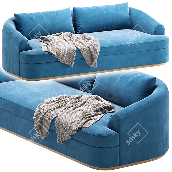 Elegance in Design: Sofa DINAN 3D model image 5