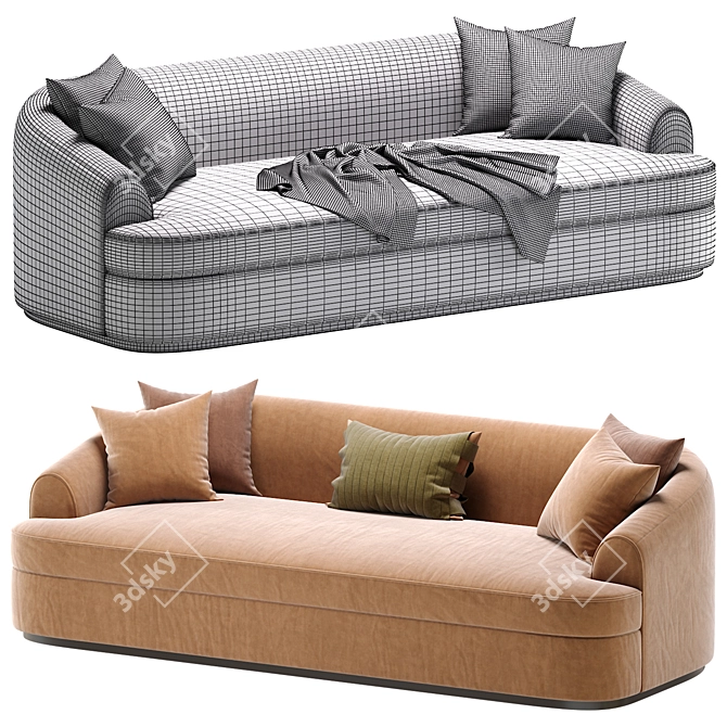 Elegance in Design: Sofa DINAN 3D model image 7