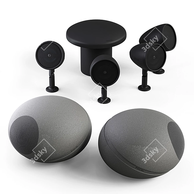 Focal Littora Outdoor Audio System 3D model image 8