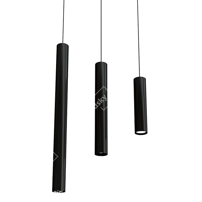 Modern Pendant Light Fixture By Novalux 3D model image 1