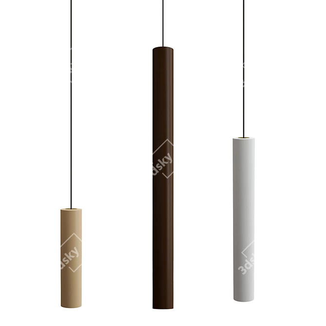 Modern Pendant Light Fixture By Novalux 3D model image 3