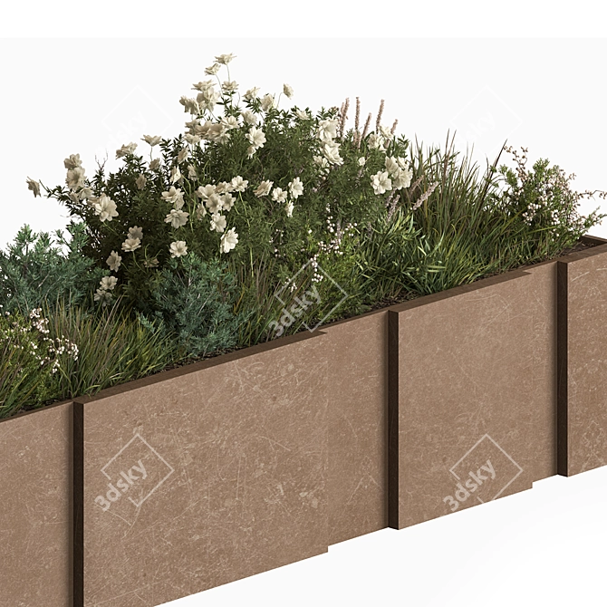 Greenery Haven: Plant Box 3D model image 3