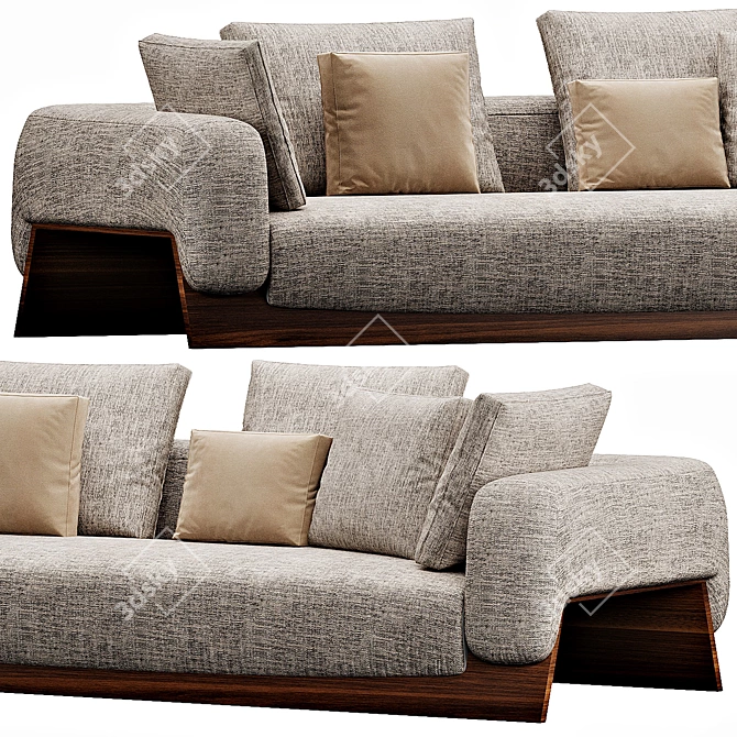  BOLDLY MODERN SOFA, 270CM 3D model image 4