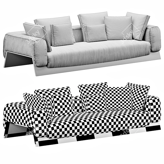  BOLDLY MODERN SOFA, 270CM 3D model image 6