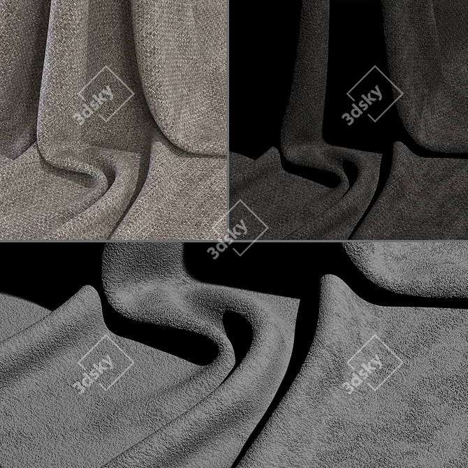 Title: Night Sky Fabric Collection 3D model image 3