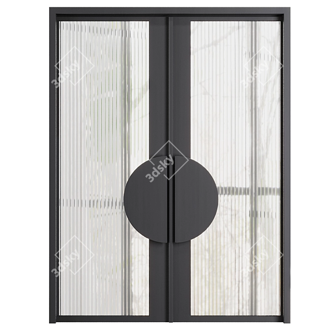 Modern Entrance Door Set79, 2016 3D model image 2