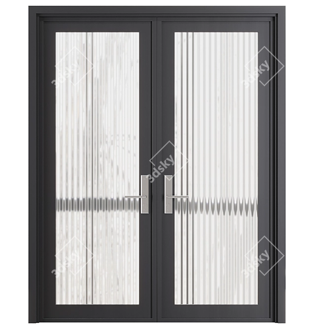 Modern Entrance Door Set79, 2016 3D model image 3