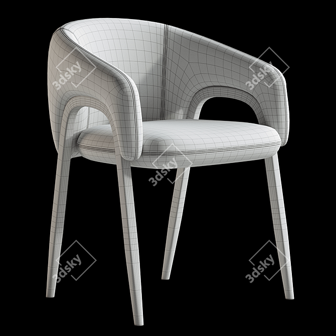 Modern Armchair Bonaldo Alley 3D model image 5