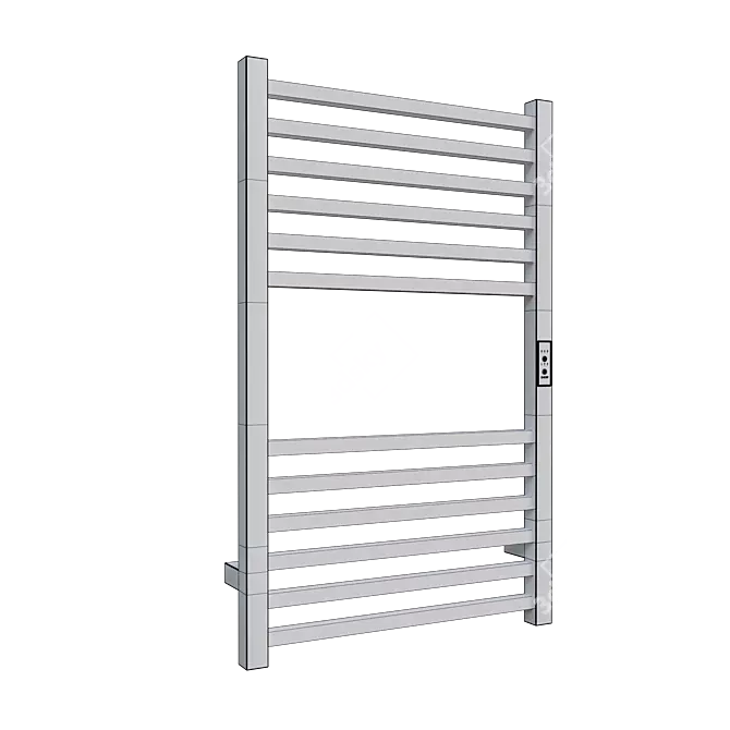 Electric Towel Warmer Asti Pulsante 3D model image 4