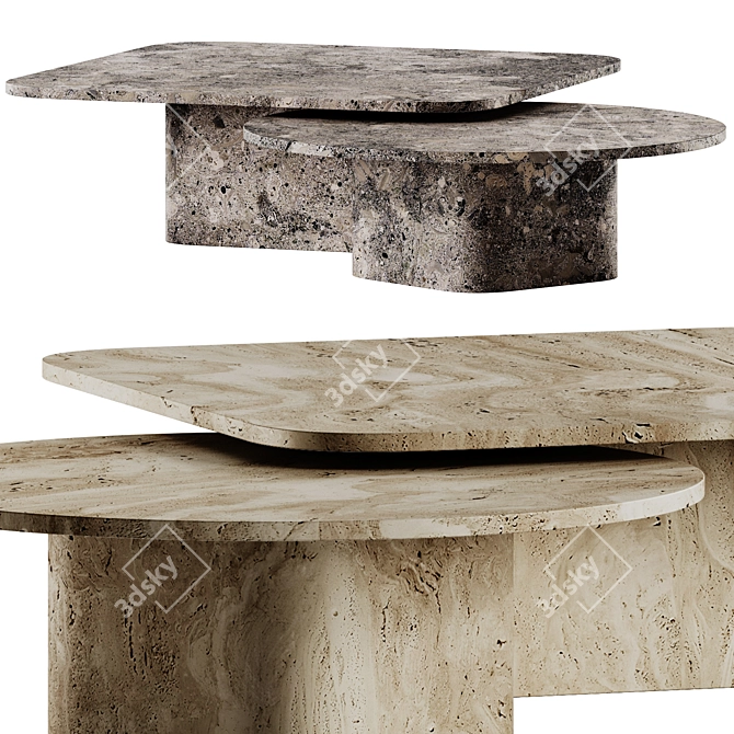 Sleek Bolia Eida Coffee Tables 3D model image 4