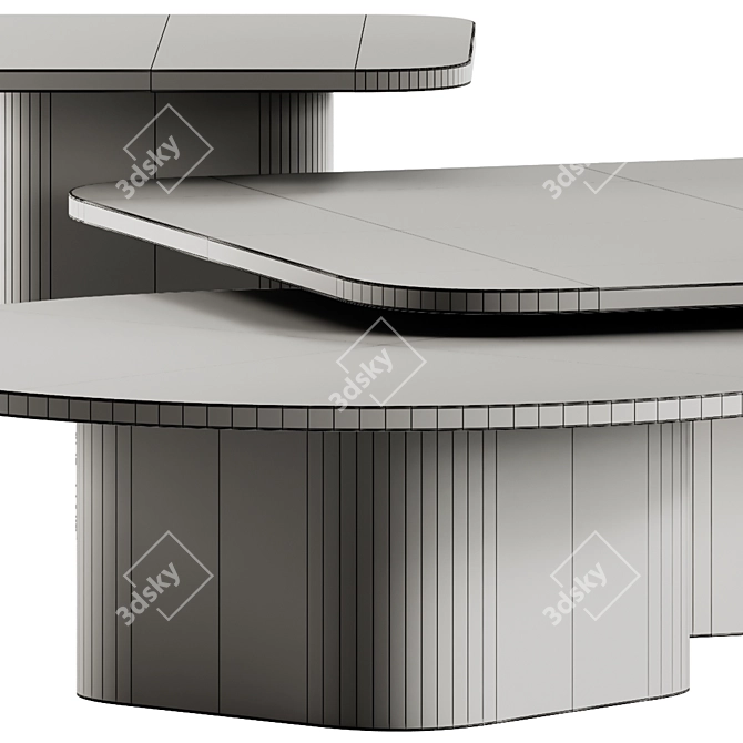 Sleek Bolia Eida Coffee Tables 3D model image 6